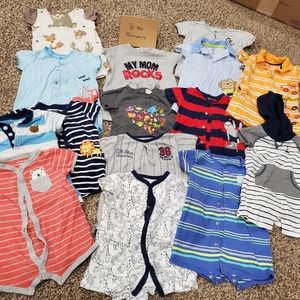 15 Rompers Size 6 months